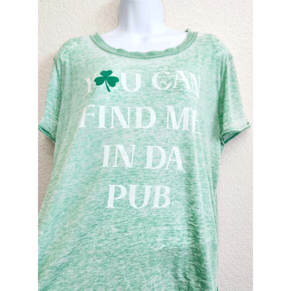 Doc Green You Can Find Me At Da Pub Graphic Shirt XXL Lightweight Short Sleeves - Picture 2 of 5